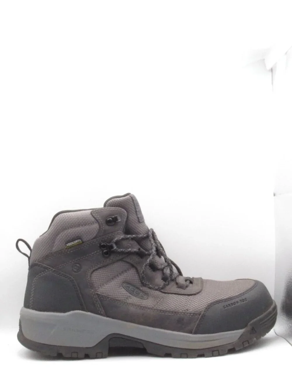 Keen Utility Gray & Black Skokie Waterproof Work Boots Size 12 Carbon Toe